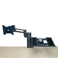 Column Mount Notebook-Monitor Dual Arm with SmartFit System