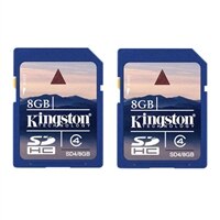 8GB SDHC Class 4 Flash Memory Card - 2 Pack