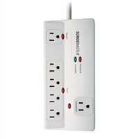 Belkin Inc SURGEMASTER AV Energy-Saving 6 outlet Surge Protector with 6ft cord