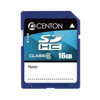 Class 6 16GB SDHC Flash Memory Card - Blue