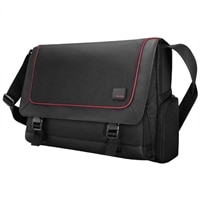 Belkin Inc  Evo Messenger Case - Fits Laptops with Screen Sizes Up to 16 inch - Black/Red