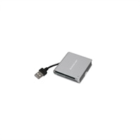 IOGear 50-in-1 Portable Card Reader GFR210 - Silver