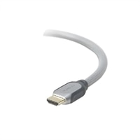 8ft/2.44m Belkin PureAV Silver Series Digital Cable, HDMI - DVI, Audio/Video Cable