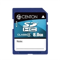 Centon Electronics  Flash Memory Card - 8 Gb - Class 4 - Sdhc