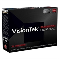 VisionTEK AMD Radeon HD 6870 1 GB GDDR5 PCI Express HD Video Graphics Card