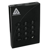 Apricorn 1TB Padlock USB 2.0 ESATA -256BIT AES Encrypted External Hard Drive