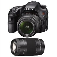 Sony  Alpha SLTA57K 16.1 MP DSLR Bundle with 18-55mm and 75-300mm Zoom Lenses