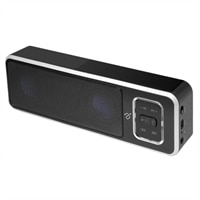 Aluratek ABS02F Portable Bluetooth Wireless Speaker/Speakerphone with Built-In Battery