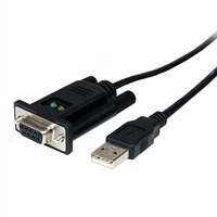 1 Port USB to Null Modem RS232 DB9 Serial DCE Adapter Cable with FTDI