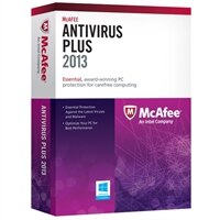 McAfee Antivirus Plus 2013 - 3 PCs