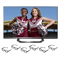 LG 47-inch LED TV - 47LM6400 1080p 120Hz Smart HDTV with Six pairs of 3D Glasses