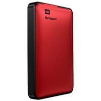 WD My Passport Portable 2.5'' Hard Drive USB 3.0 1TB - Red