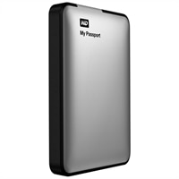 WD My Passport Portable 2.5'' Hard Drive USB 3.0 1TB - Sliver
