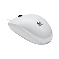 Logitech B110 Optical USB Mouse Mouse optical 3 buttons wired USB white 