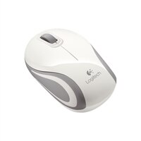 Logitech Wireless Mini Mouse M187 Mouse optical wireless 24 GHz USB wireless receiver white 