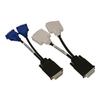 Dual DVI-to-VGA / Dual VGA-to-DVI Y Cable Kit