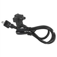 2 Wire Flat US Power Cord for Select Dell Inspiron / Latitude/ Studio/ Vostro/ XPS Laptops / Precision Mobile WorkStations