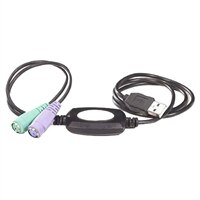 USB-PS/2 Cable for Dell PowerEdge T105/ DL2000 Servers - 1 ft