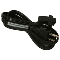 3-Wire Flat Power Cord - 6 ft for Dell Inspiron One 2305/ 15R (N5110)/ 17 (1764) Desktops / Vostro 3350  Laptop