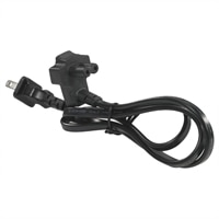2-Wire 2 Prong Flat Power Cord -6 ft for Select Dell Latitude/ Studio / Inspiron Laptops /  Studio Desktops / Precision Mobile WorkStations