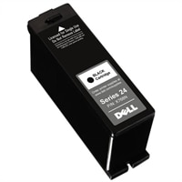 Single Use High Yield Black Cartridge (Series 24) for Dell V715w All-in-One Printer