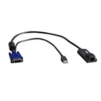 USB2 Virtual Media Server Interface Pod with Common Access Card Support and CAT5 Cables - TAA Compliant