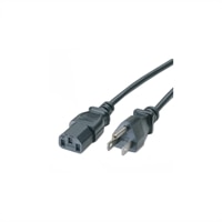 C2G NEMA 5-15P Male to IEC320 C13 Female Universal Power Cord - 3 ft