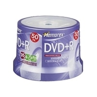 4.7 GB DVD+R Media - 50 Pack