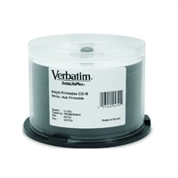 700 MB DataLifePlus CD-R White Inkjet/Hub Printable - 50-Pack Spindle