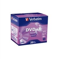 Blank Media 4.7 GB 16X DVD+R - 20-Pack Slim Case