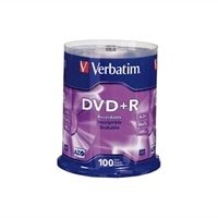 4.7 GB 16X Branded DVD+R Spindle - 100-Pack