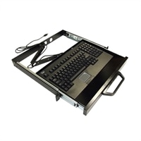 Adesso Rackmount Keyboard Drawer with built-in Touchpad Keyboard ACK-730UB-MRP - Keyboard - rack-mountable - USB
