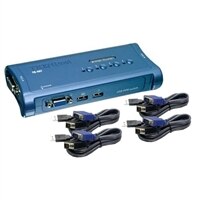 4-Port TK-407K USB KVM Switch