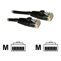 MS - Patch cable - RJ-45 M - RJ-45 M - 1 ft - CAT 5e - black