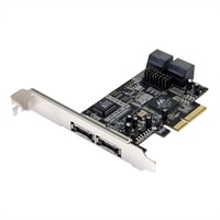 2-Port eSATA and 4-Port SATA II PCI Express x4 SATA Controller Adapter Card