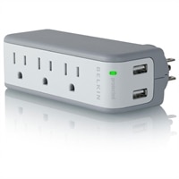 Belkin Inc Mini Surge Protector with USB Charger