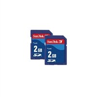 2 GB Standard SD Card - 2-Pack