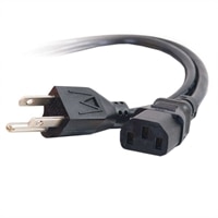 NEMA 5-15P to IEC320C13 16 AWG Universal Power Cord - 4 ft