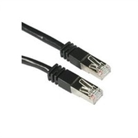 CablesToGo Shielded Cat5E Molded Black Patch Cable - 50 ft