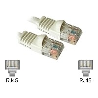 CablesToGo RJ-45 Cat5E Snagless White Patch Cable - 25 ft