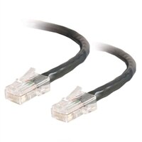 CablesToGo RJ-45 Cat5E Crossover Black Patch Cable - 7 ft