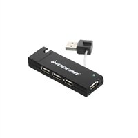 Portable 4 Port USB 2.0 Hub
