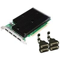 PNY NVIDIA Quadro NVS 450 512 MB GDDR3 x16 PCI Express Graphics Card with DisplayPort to DVI-D SL Adapter Cable
