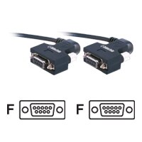 C2G 50FT SERIAL270 DB9 F/F NULL MODEM CBL