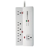 Belkin 6-Outlet SurgeMaster Energy Saving Surge Protector with 6 ft Cord