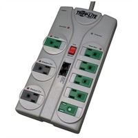 TrippLite 8-Outlet Eco Energy-Saving Surge Suppressor with Netbook Switch