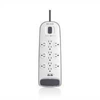 Belkin Inc 12-Outlet Surge Protector with 10 ft Power Cord with Telephone Protection