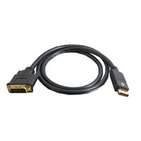 C2G DisplayPort 1.1 Male to DVI-D Male Black Cable - 6.5 ft