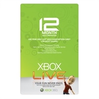 1-Year Xbox 360 Live Gold Subscription