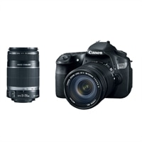 EOS 60D 18 MP Digital SLR Camera (with EF-S 18-135 mm IS Lens) Kit and EF-S 55-250mm IS Lens Bundle